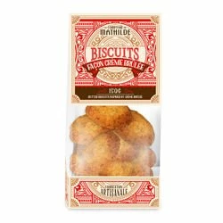 Biscuits Façon Crème Brûlée 3 Biscuits Façon Crème Brûlée