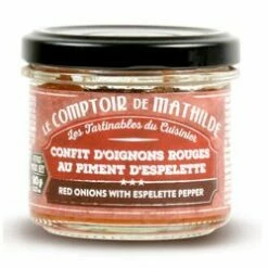 Confit D'oignons Rouges Au Piment D'Espelette - 90g