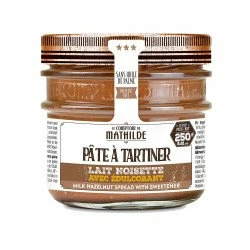 Lait Noisette Avec édulcorant - Pâte à Tartiner - 250g 3 Lait Noisette Avec édulcorant - Pâte à Tartiner - 250g