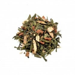 Le Jardin De Madou - Thé Vert Sencha Saveur Fraise Rhubarbe - 100g 4 Le Jardin De Madou - Thé Vert Sencha Saveur Fraise Rhubarbe - 100g – Image 2