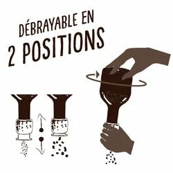 Préparation Culinaire à Base De Sel Rose De L'Himalaya à La Truffe Noire 1% - Empilable 4 Préparation Culinaire à Base De Sel Rose De L'Himalaya à La Truffe Noire 1% - Empilable – Image 2