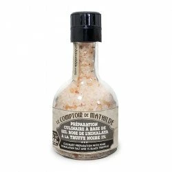 Préparation Culinaire à Base De Sel Rose De L'Himalaya à La Truffe Noire 1% - Empilable 3 Préparation Culinaire à Base De Sel Rose De L'Himalaya à La Truffe Noire 1% - Empilable
