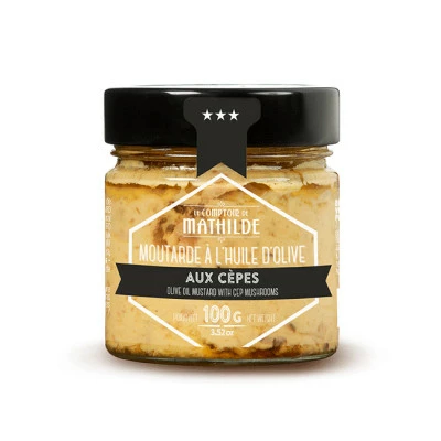 Moutarde à L'huile D'olive Aux Cèpes - 100g 3 Moutarde à L'huile D'olive Aux Cèpes - 100g