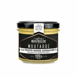Moutarde à La Truffe Noire Aromatisée 1% - 100g 3 Moutarde à La Truffe Noire Aromatisée 1% - 100g