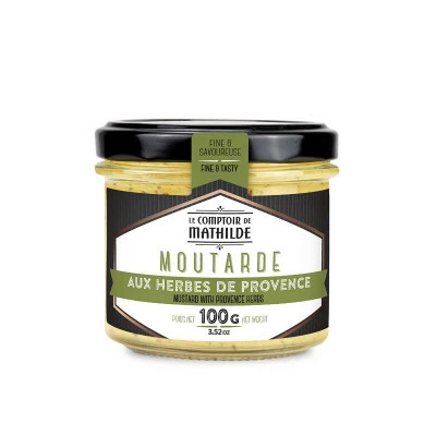 Moutarde Aux Herbes De Provence - 100g 3 Moutarde Aux Herbes De Provence - 100g