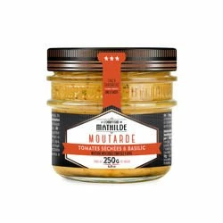 Moutarde Aux Tomates Séchées Et Basilic - 250g 3 Moutarde Aux Tomates Séchées Et Basilic - 250g