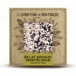 Tablette Éclat De Nougat - Chocolat Noir