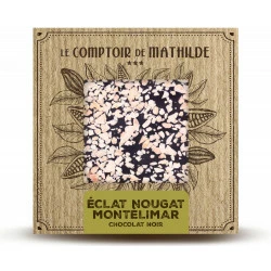 Tablette Éclat De Nougat - Chocolat Noir 3 Tablette Éclat De Nougat - Chocolat Noir
