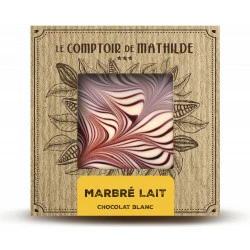 Tablette Marbré Lait - Chocolat Blanc 3 Tablette Marbré Lait - Chocolat Blanc