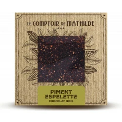 Tablette Piment D’Espelette - Chocolat Noir 3 Tablette Piment D’Espelette - Chocolat Noir