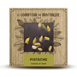 Tablette Pistache - Chocolat Noir 3 Tablette Pistache - Chocolat Noir