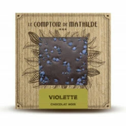 Tablette Violette - Chocolat Noir