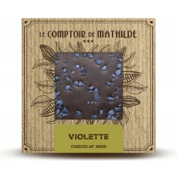 Tablette Violette - Chocolat Noir 3 Tablette Violette - Chocolat Noir